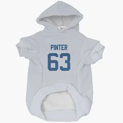 Indianapolis Colts Danny Pinter White Pet Hoodie for Dog & Cat