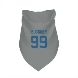Indianapolis Colts DeForest Buckner Gray Pet Bandana for Dog & Cat