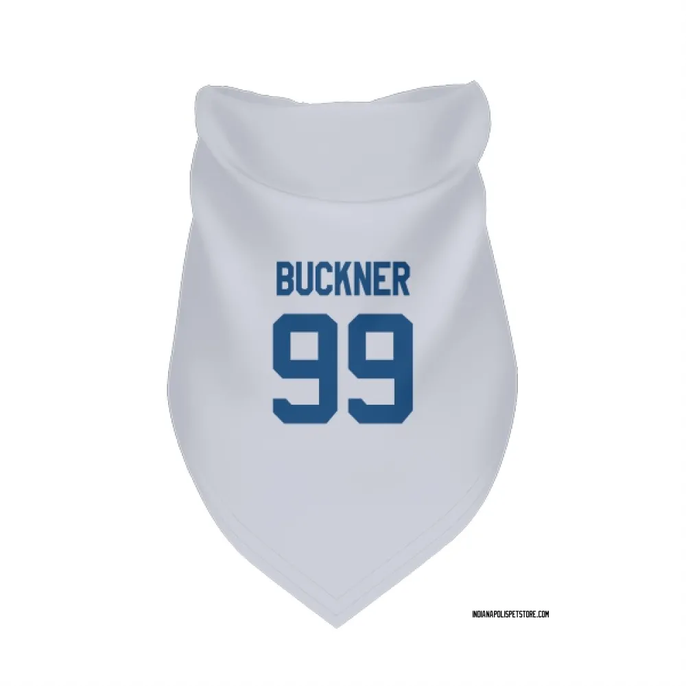 Indianapolis Colts DeForest Buckner White Pet Bandana for Dog & Cat
