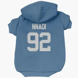 Indianapolis Colts Derrick Nnadi Royal Pet Hoodie for Dog & Cat