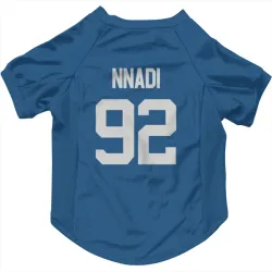 Indianapolis Colts Derrick Nnadi Royal Pet Jersey for Dog & Cat