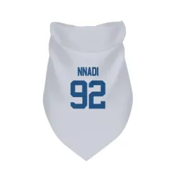 Indianapolis Colts Derrick Nnadi White Pet Bandana for Dog & Cat