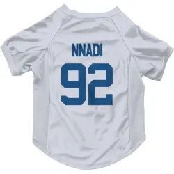 Indianapolis Colts Derrick Nnadi White Pet Jersey for Dog & Cat