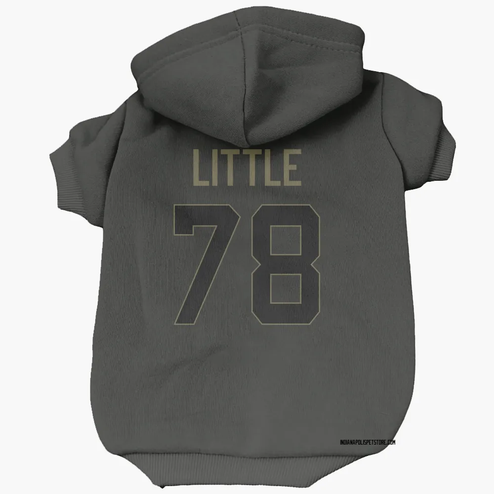 Indianapolis Colts Desmond Little Black Service Pet Hoodie for Dog & Cat