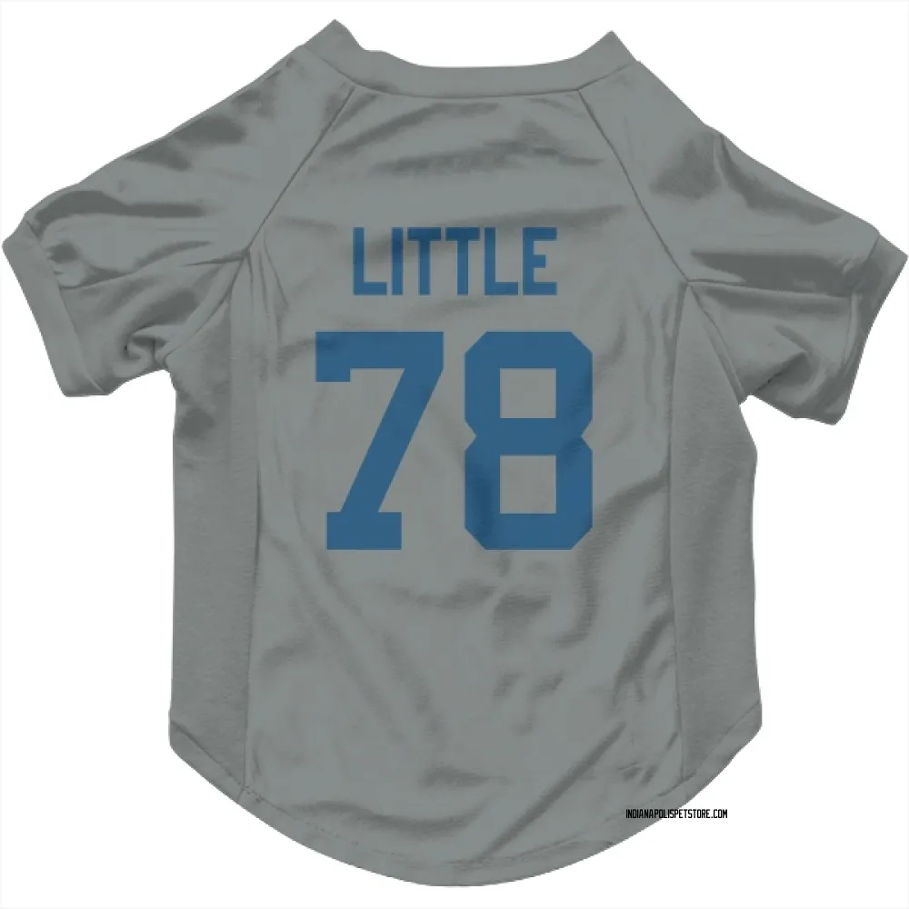 Indianapolis Colts Desmond Little Gray Pet Jersey for Dog & Cat