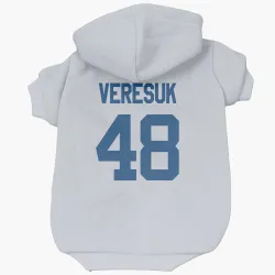 Indianapolis Colts Devin Veresuk White Pet Hoodie for Dog & Cat
