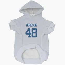 Indianapolis Colts Devin Veresuk White Pet Hoodie for Dog & Cat
