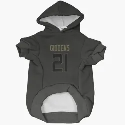 Indianapolis Colts DJ Giddens Black Service Pet Hoodie for Dog & Cat