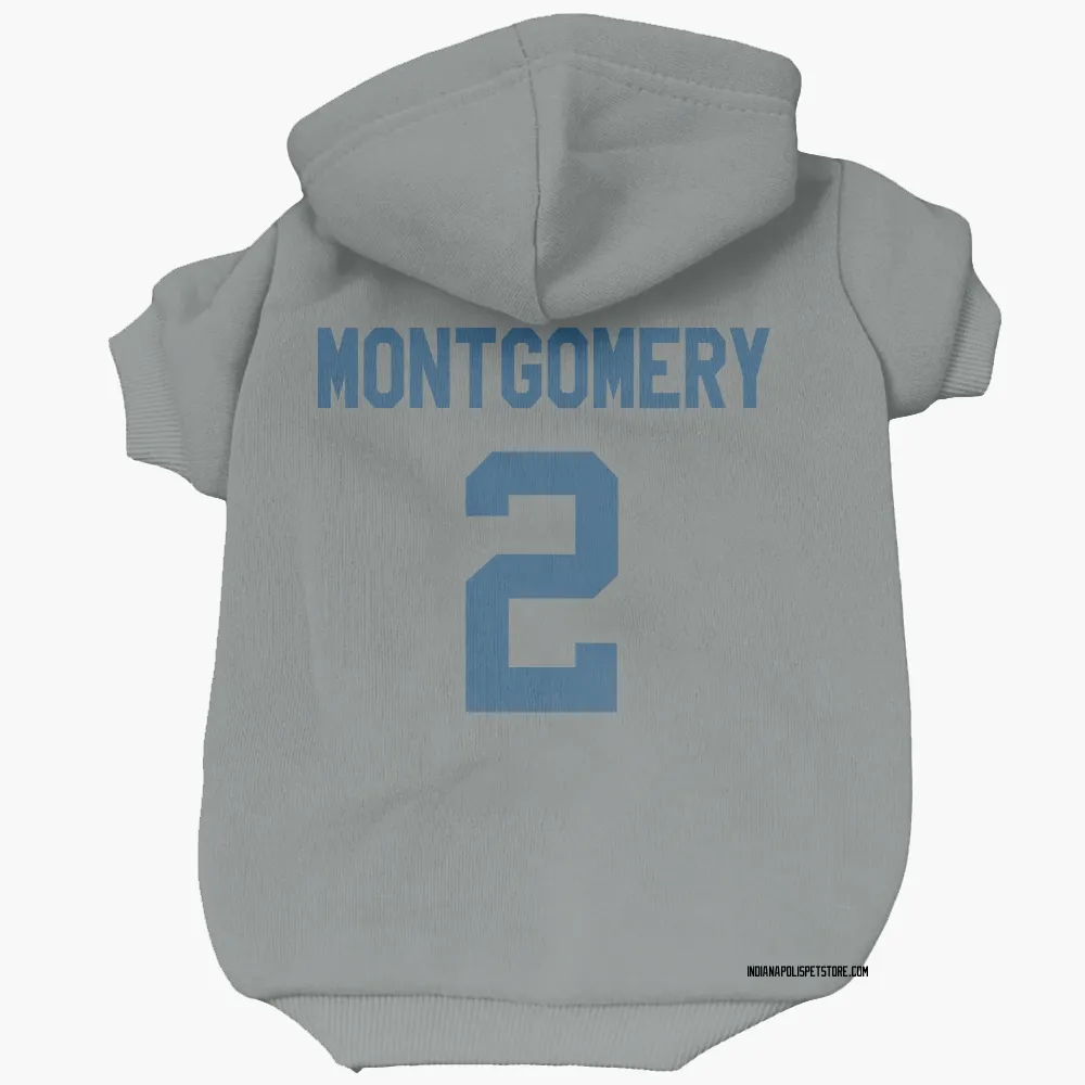 Indianapolis Colts D.J. Montgomery Gray Pet Hoodie for Dog & Cat