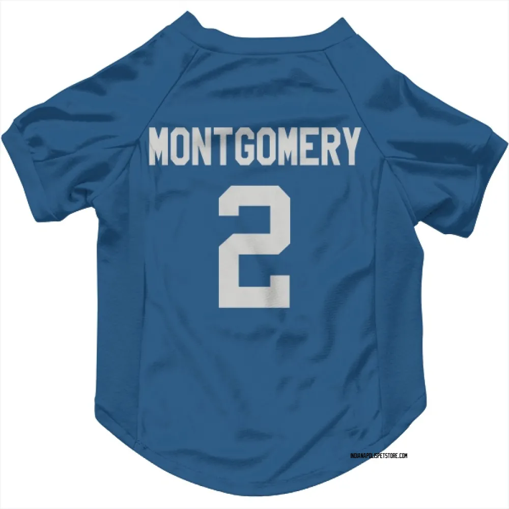 Indianapolis Colts D.J. Montgomery Royal Pet Jersey for Dog & Cat