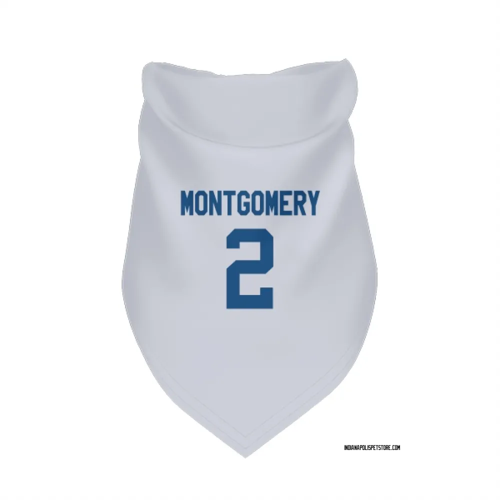 Indianapolis Colts D.J. Montgomery White Pet Bandana for Dog & Cat