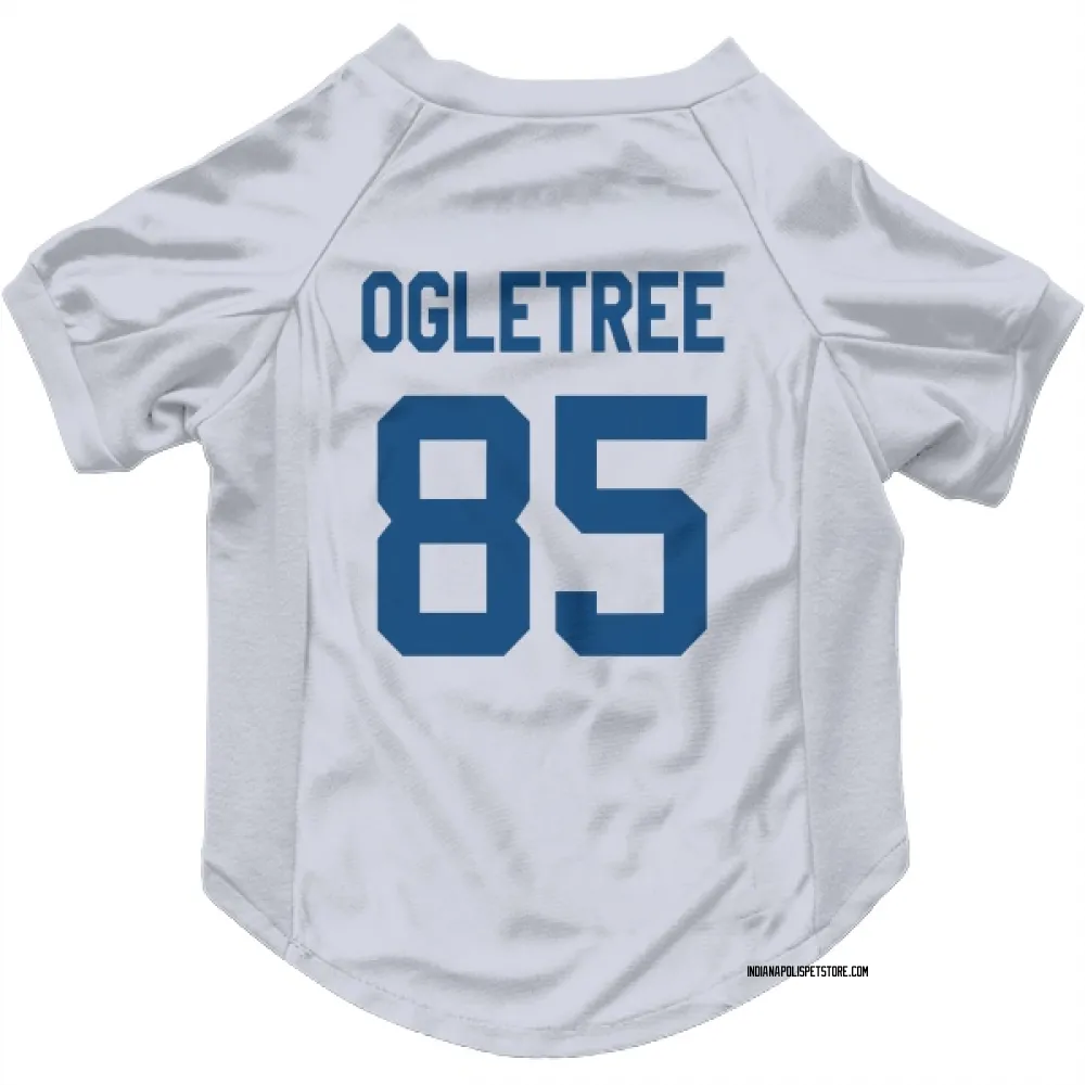Indianapolis Colts Drew Ogletree White Pet Jersey for Dog & Cat