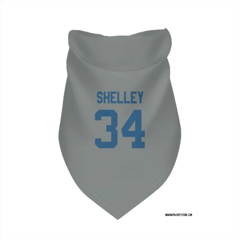 Indianapolis Colts Duke Shelley Gray Pet Bandana for Dog & Cat