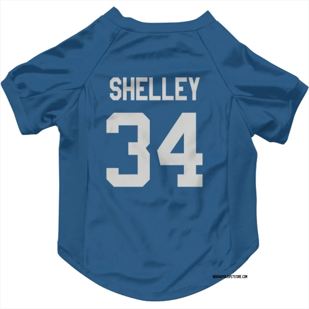 Indianapolis Colts Duke Shelley Royal Pet Jersey for Dog & Cat