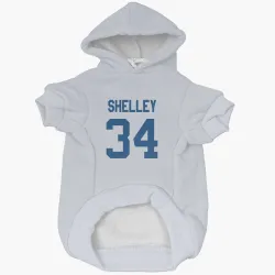 Indianapolis Colts Duke Shelley White Pet Hoodie for Dog & Cat