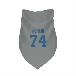 Indianapolis Colts Durell Nchami Gray Pet Bandana for Dog & Cat