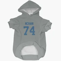 Indianapolis Colts Durell Nchami Gray Pet Hoodie for Dog & Cat
