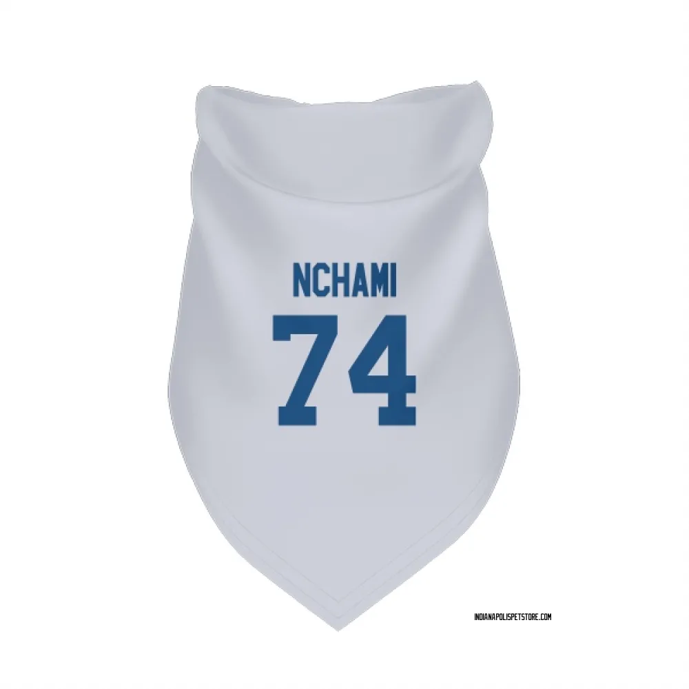 Indianapolis Colts Durell Nchami White Pet Bandana for Dog & Cat