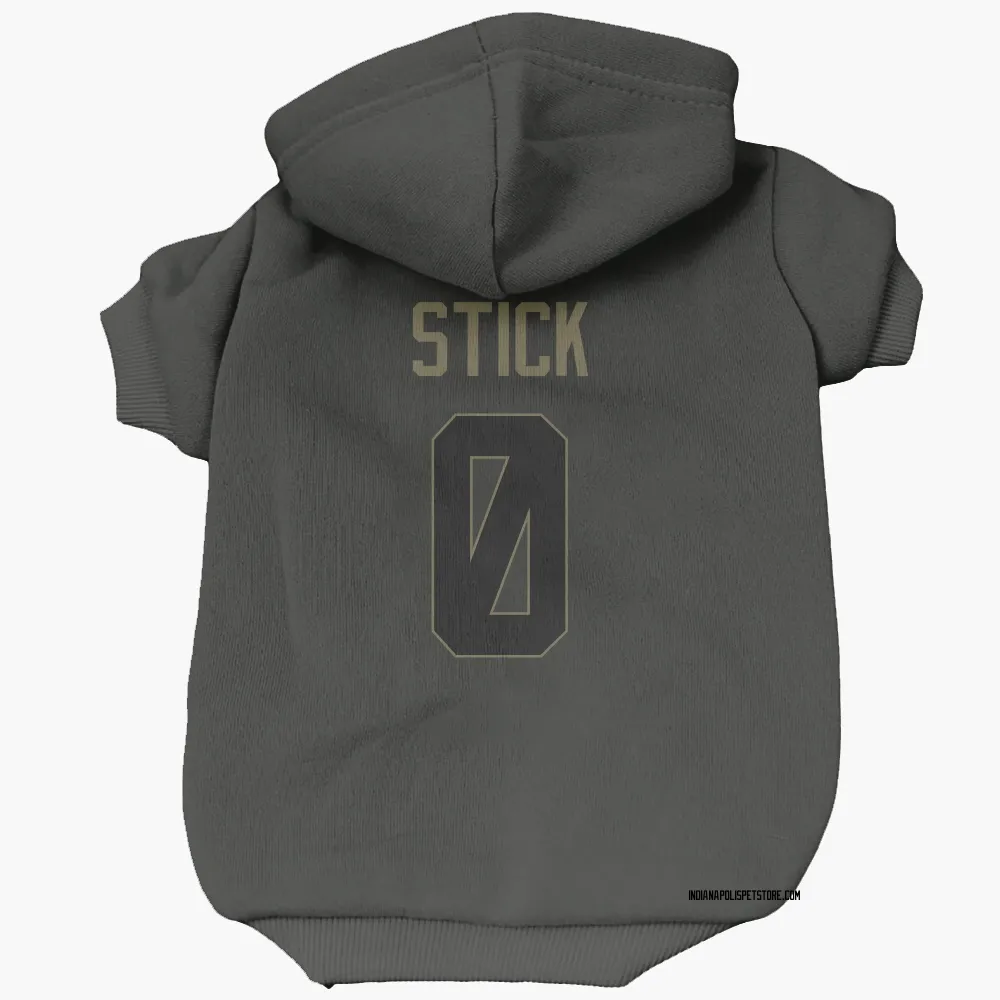 Indianapolis Colts Easton Stick Black Service Pet Hoodie for Dog & Cat