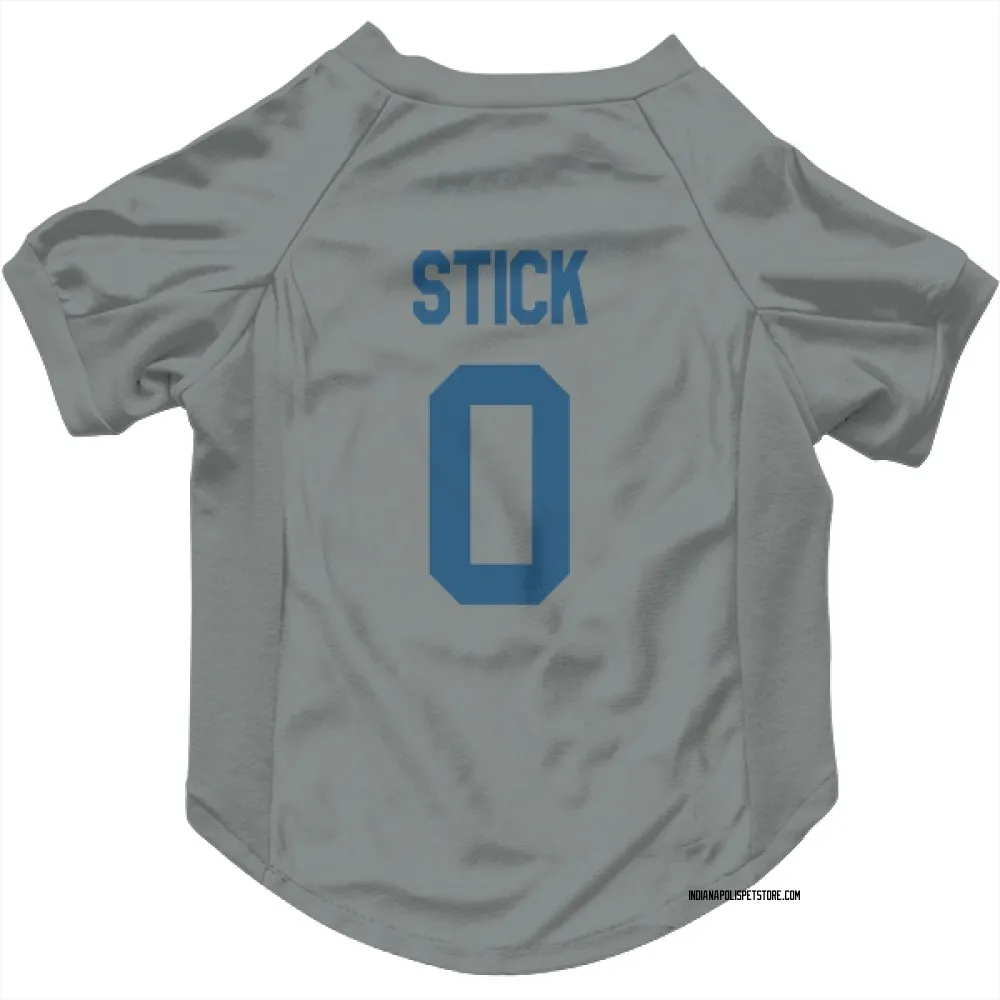 Indianapolis Colts Easton Stick Gray Pet Jersey for Dog & Cat