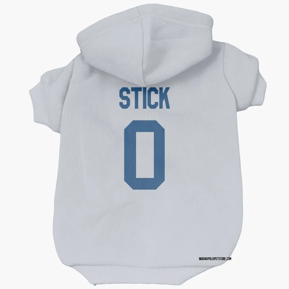 Indianapolis Colts Easton Stick White Pet Hoodie for Dog & Cat