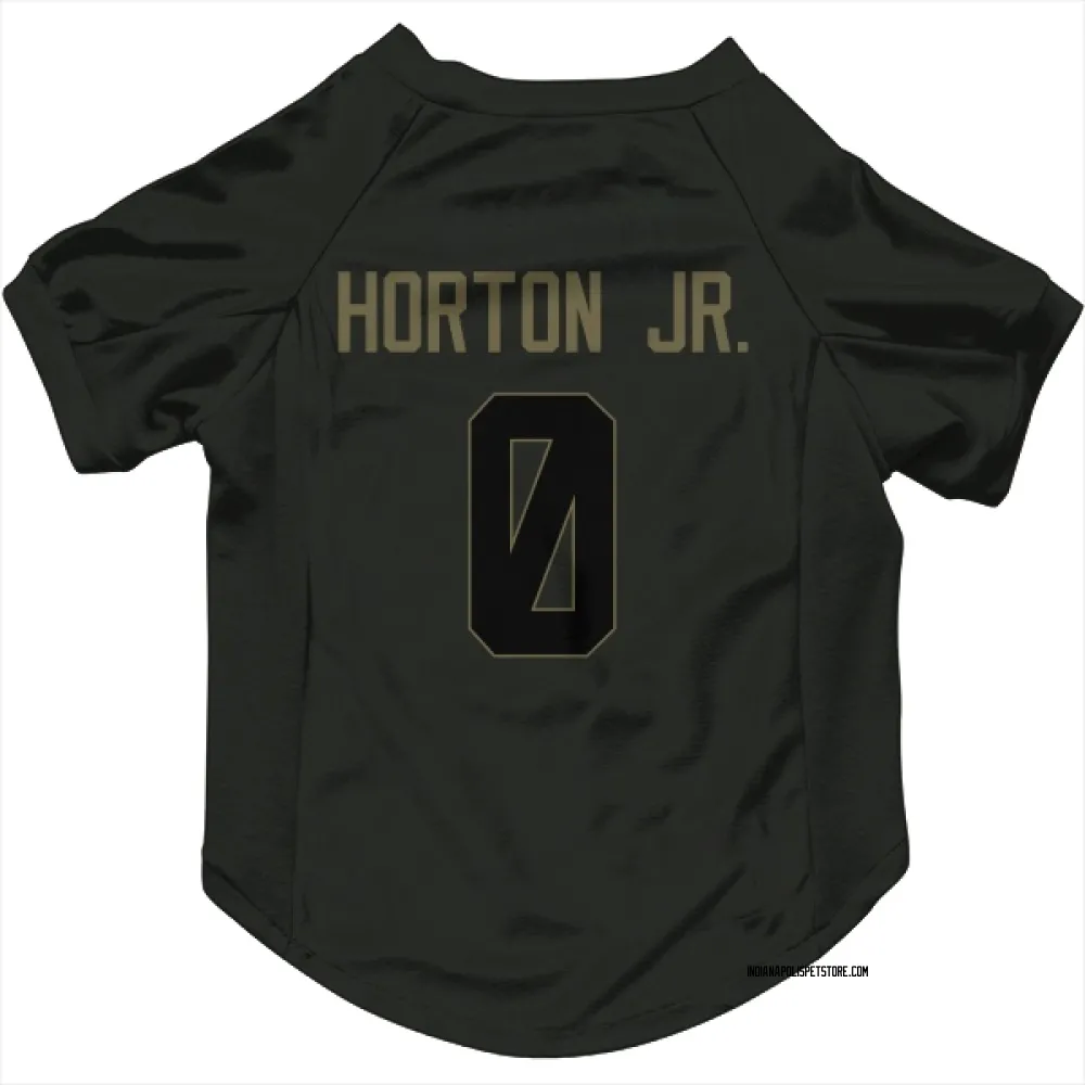 Indianapolis Colts EJ Horton Jr. Black Service Pet Jersey for Dog & Cat