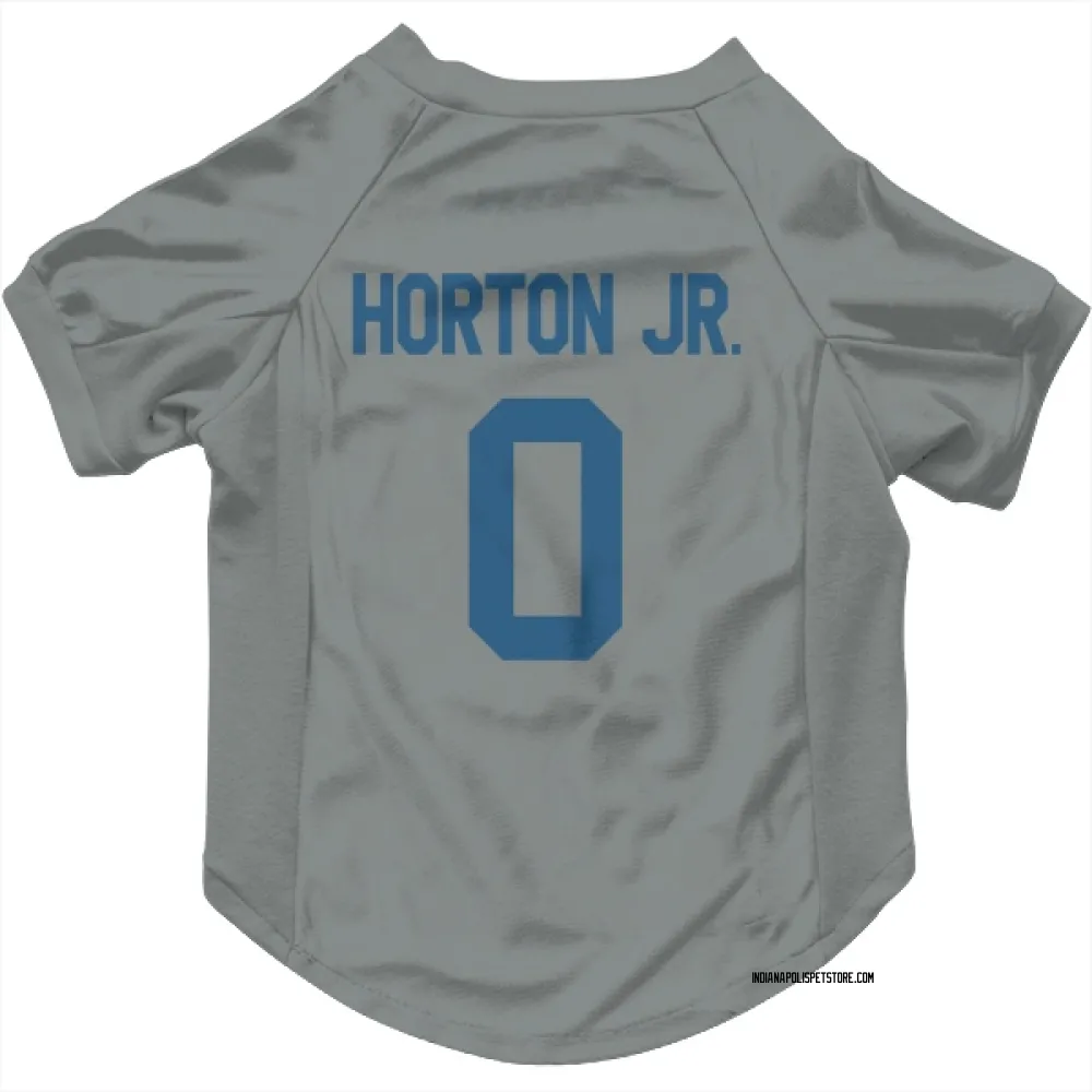 Indianapolis Colts EJ Horton Jr. Gray Pet Jersey for Dog & Cat