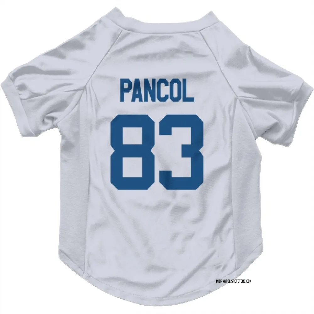 Indianapolis Colts Eli Pancol White Pet Jersey for Dog & Cat