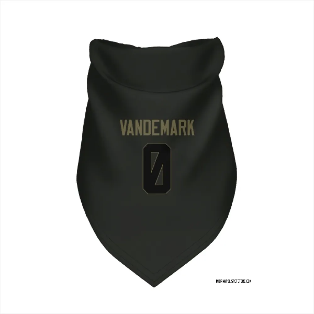 Indianapolis Colts Geno VanDeMark Black Service Pet Bandana for Dog & Cat