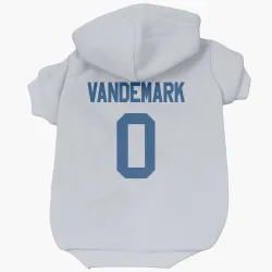 Indianapolis Colts Geno VanDeMark White Pet Hoodie for Dog & Cat