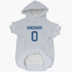 Indianapolis Colts Geno VanDeMark White Pet Hoodie for Dog & Cat