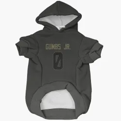 Indianapolis Colts George Gumbs Jr. Black Service Pet Hoodie for Dog & Cat