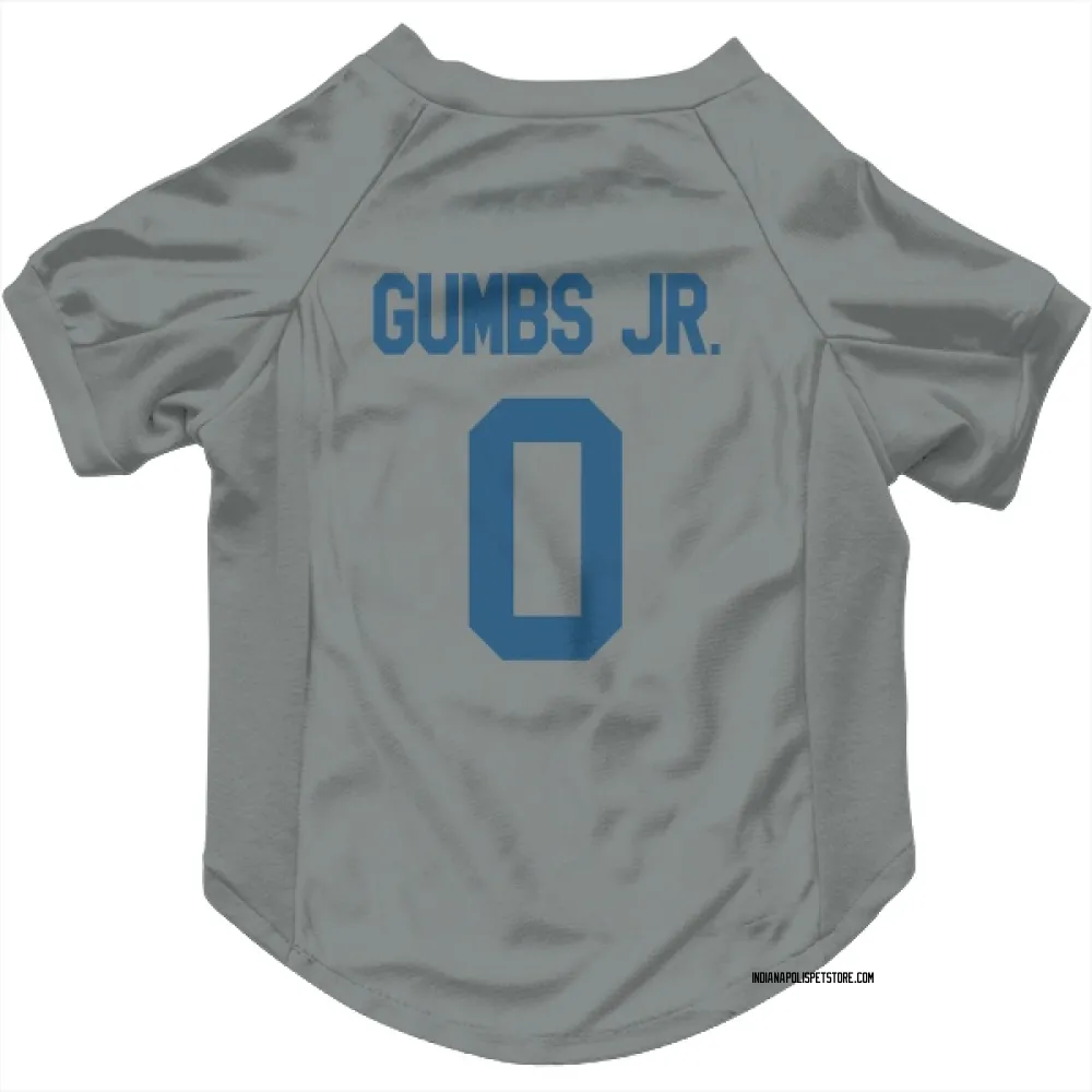 Indianapolis Colts George Gumbs Jr. Gray Pet Jersey for Dog & Cat