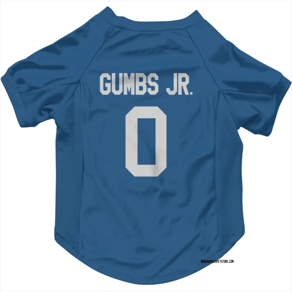 Indianapolis Colts George Gumbs Jr. Royal Pet Jersey for Dog & Cat