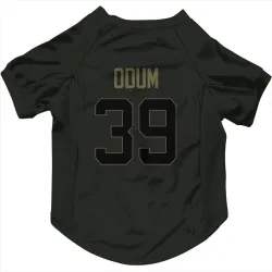 Indianapolis Colts George Odum Black Service Pet Jersey for Dog & Cat