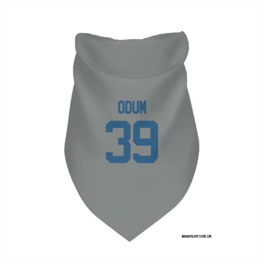 Indianapolis Colts George Odum Gray Pet Bandana for Dog & Cat