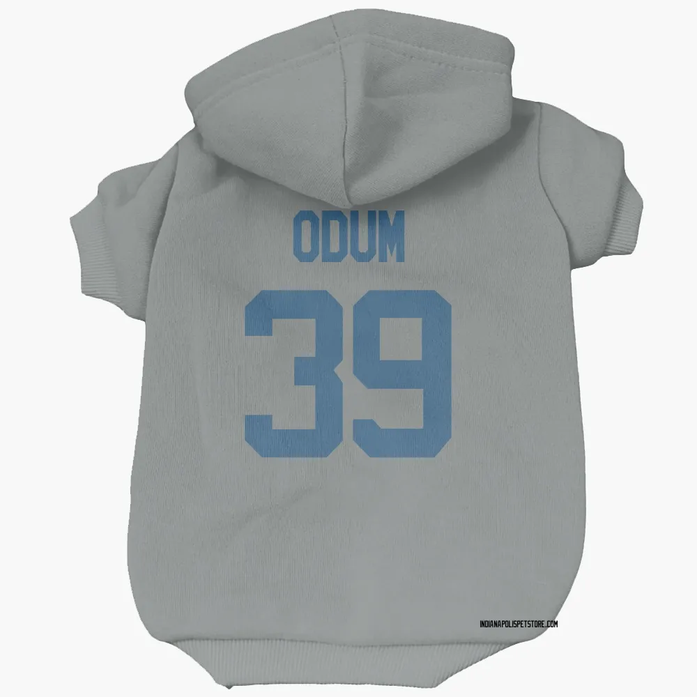 Indianapolis Colts George Odum Gray Pet Hoodie for Dog & Cat