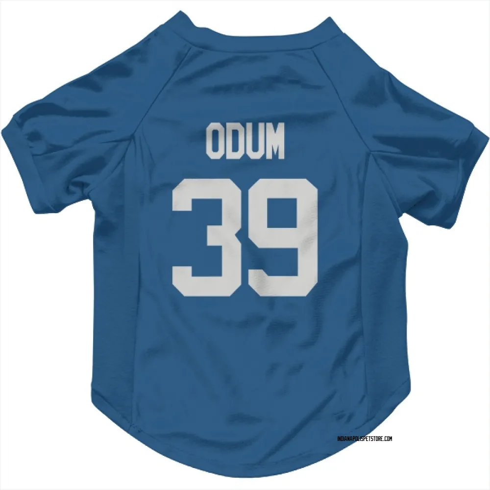 Indianapolis Colts George Odum Royal Pet Jersey for Dog & Cat