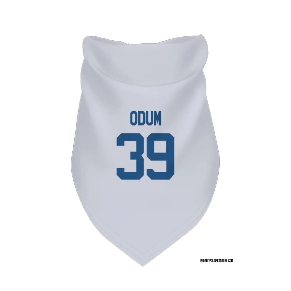 Indianapolis Colts George Odum White Pet Bandana for Dog & Cat