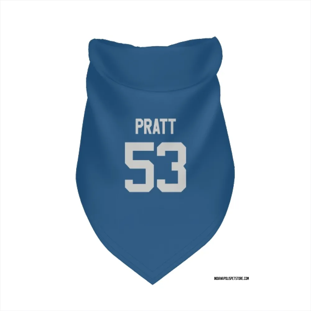 Indianapolis Colts Germaine Pratt Royal Pet Bandana for Dog & Cat