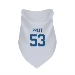 Indianapolis Colts Germaine Pratt White Pet Bandana for Dog & Cat