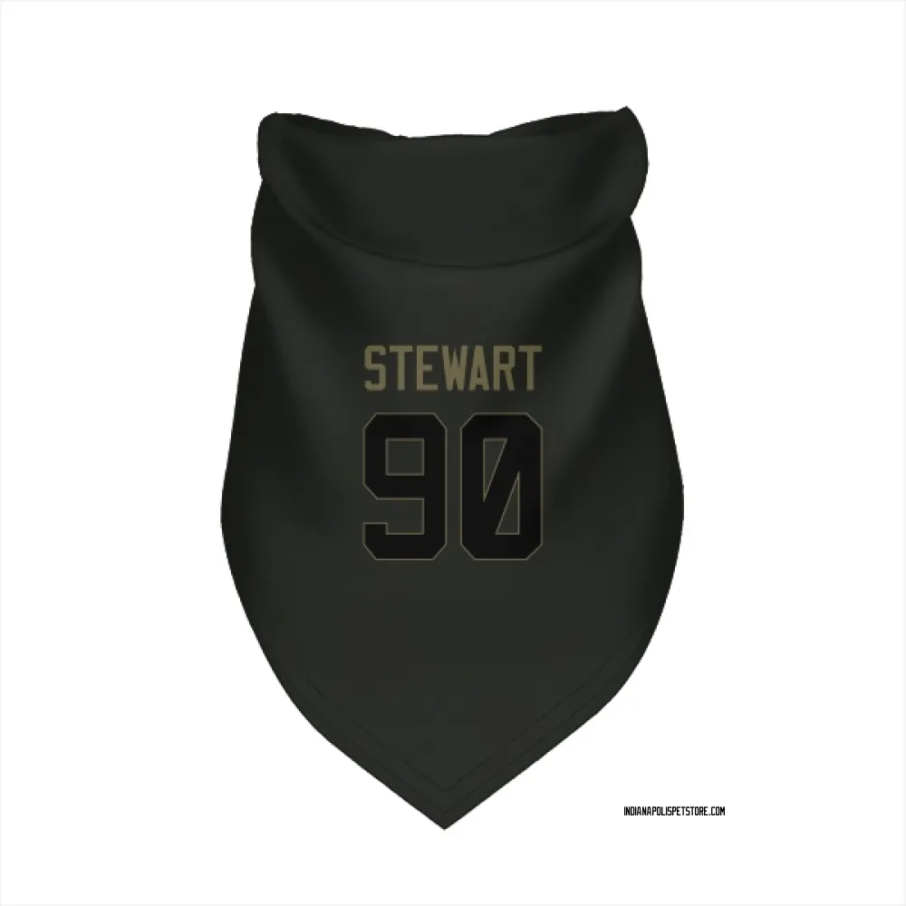 Indianapolis Colts Grover Stewart Black Service Pet Bandana for Dog & Cat