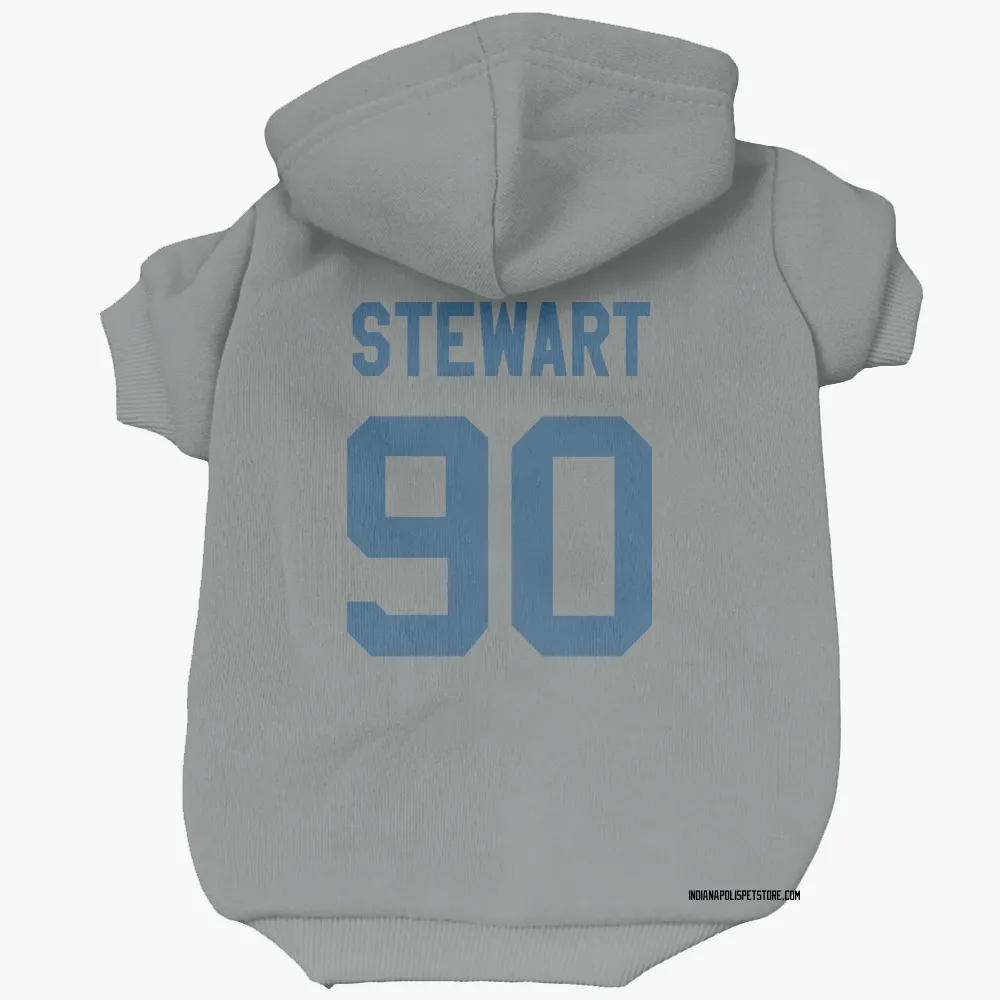 Indianapolis Colts Grover Stewart Gray Pet Hoodie for Dog & Cat