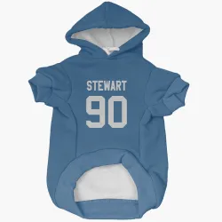 Indianapolis Colts Grover Stewart Royal Pet Hoodie for Dog & Cat