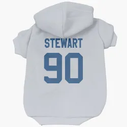 Indianapolis Colts Grover Stewart White Pet Hoodie for Dog & Cat
