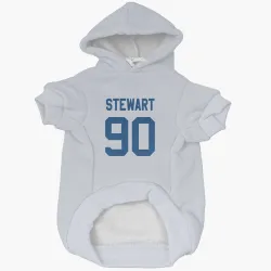 Indianapolis Colts Grover Stewart White Pet Hoodie for Dog & Cat