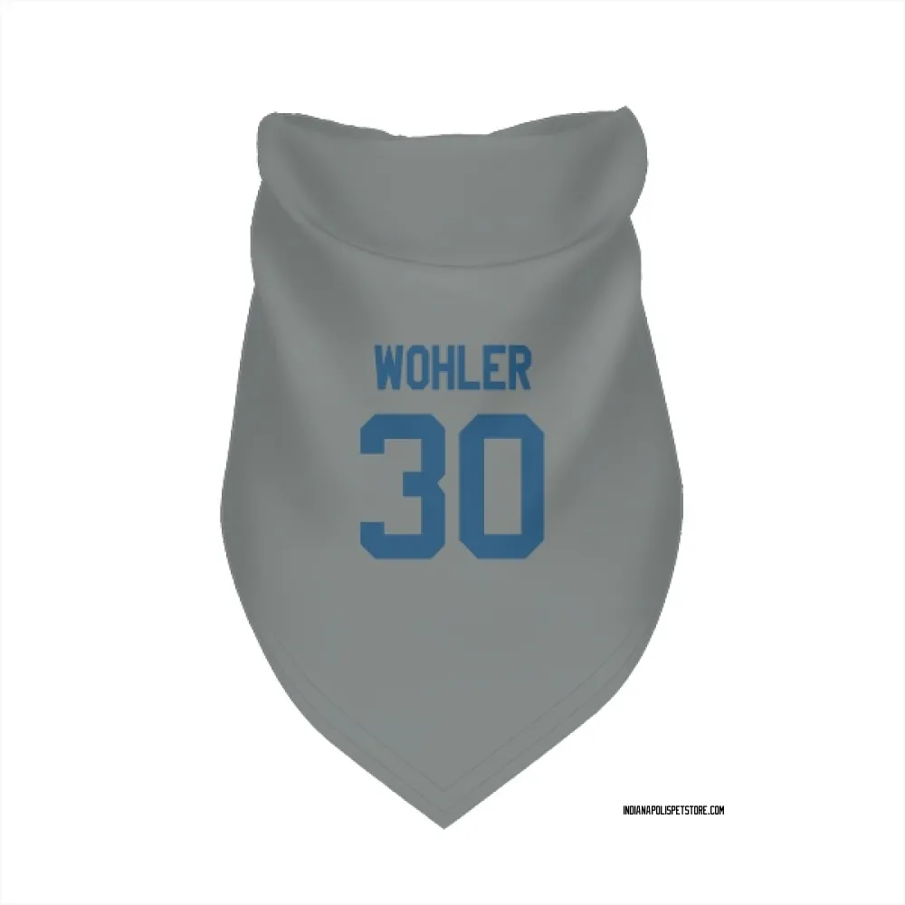 Indianapolis Colts Hunter Wohler Gray Pet Bandana for Dog & Cat