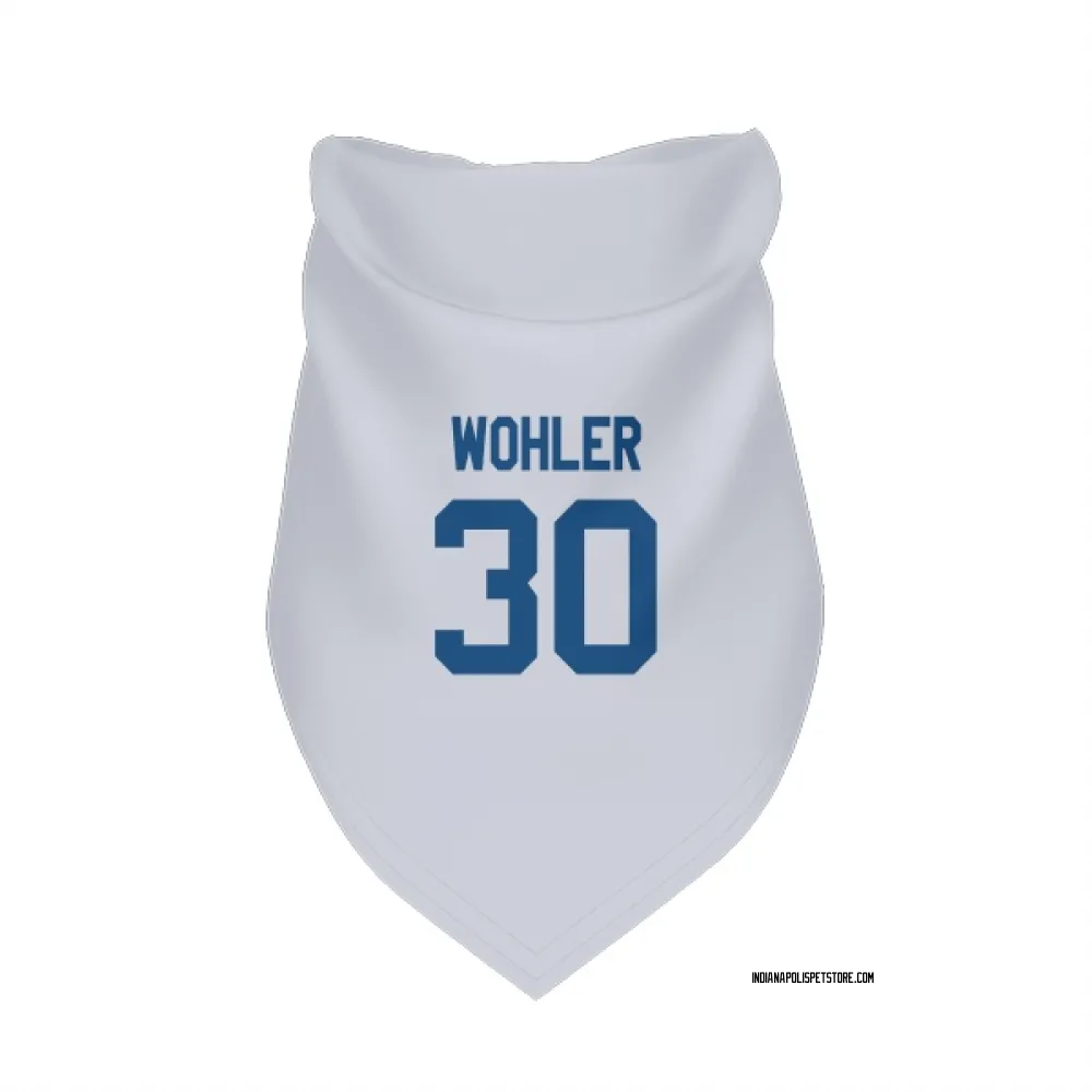 Indianapolis Colts Hunter Wohler White Pet Bandana for Dog & Cat