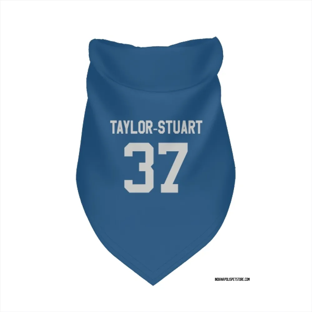 Indianapolis Colts Isaac Taylor-Stuart Royal Pet Bandana for Dog & Cat
