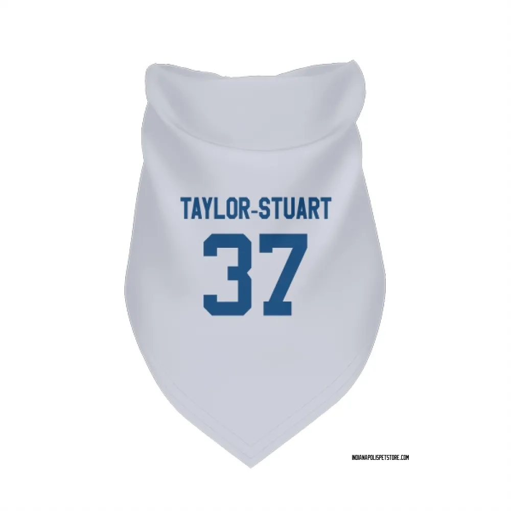 Indianapolis Colts Isaac Taylor-Stuart White Pet Bandana for Dog & Cat